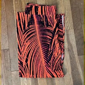 Double split Tropical Maxi Skirt